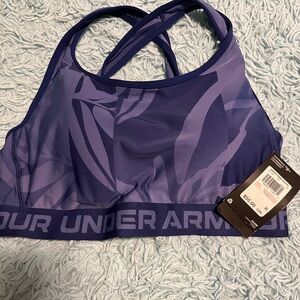 Under Armour Women's Blue and Purple Sports Bra